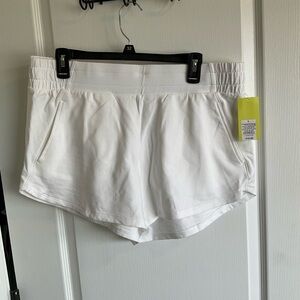 Target Women's Athletic White Shorts